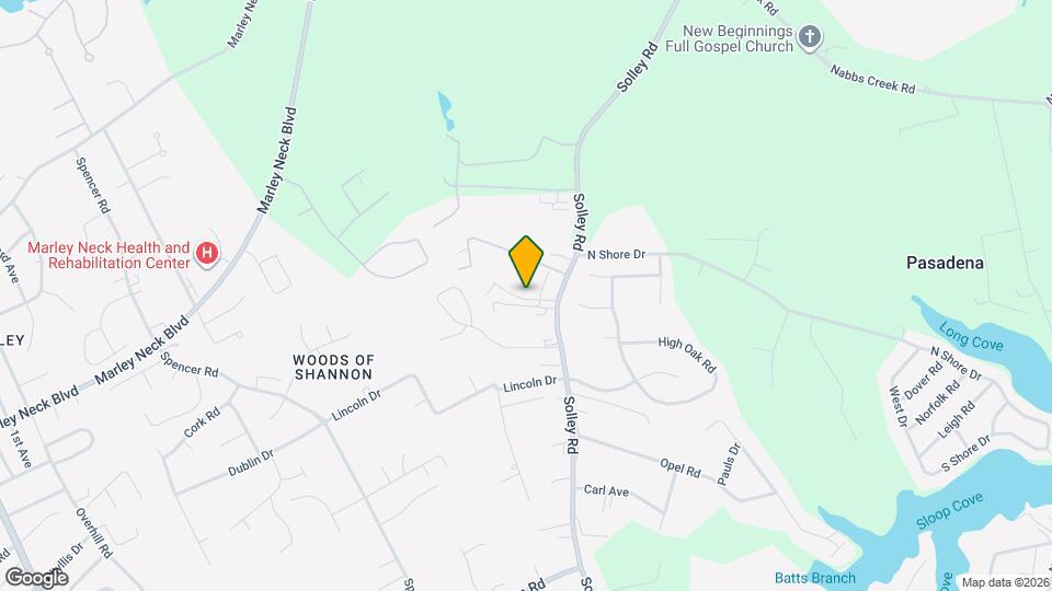 620 Shore Forest Dr Map and Location Details