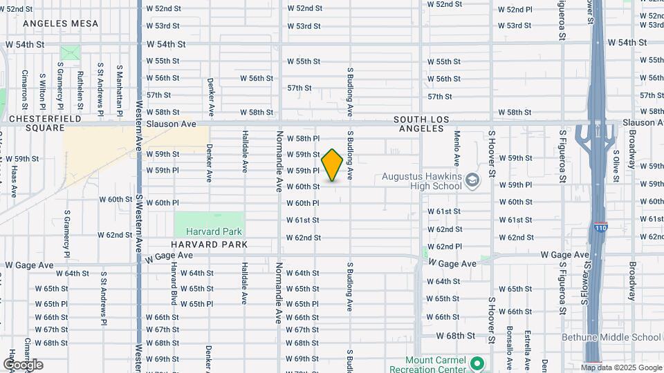 1229 W 60th St Map and Location Details