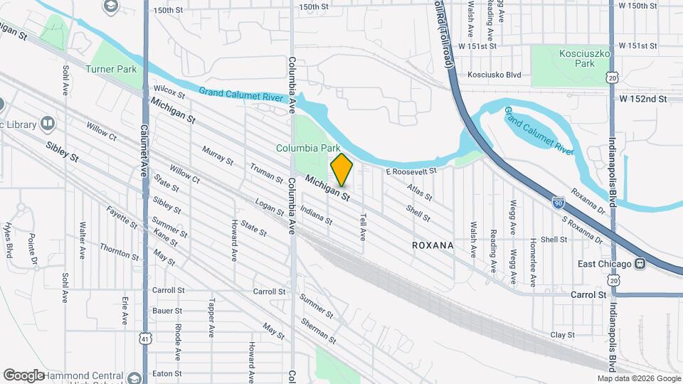 1317 Michigan St Map and Location Details