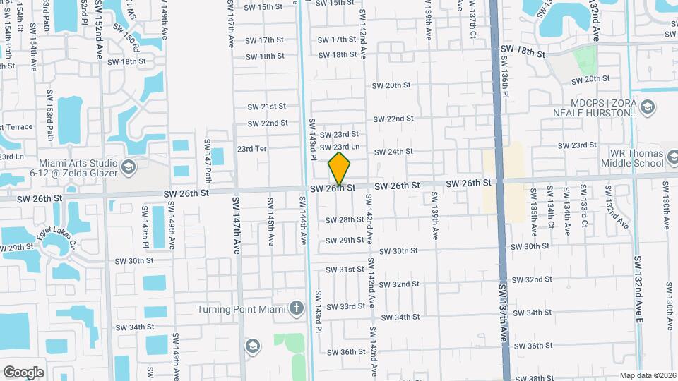 2601 SW 143rd Ave Map and Location Details