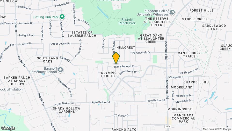 2408 Wilma Rudolph Rd Map and Location Details