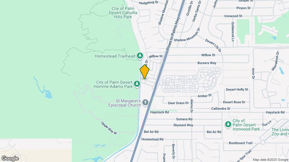 72502 Edgehill Dr, Unit #1 Map and Location Details