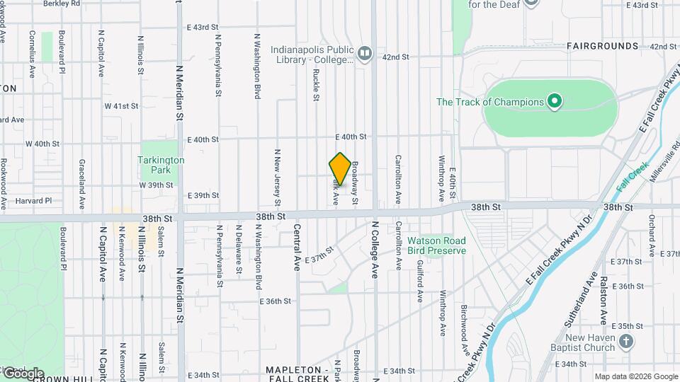 3841 N Park Ave Map and Location Details