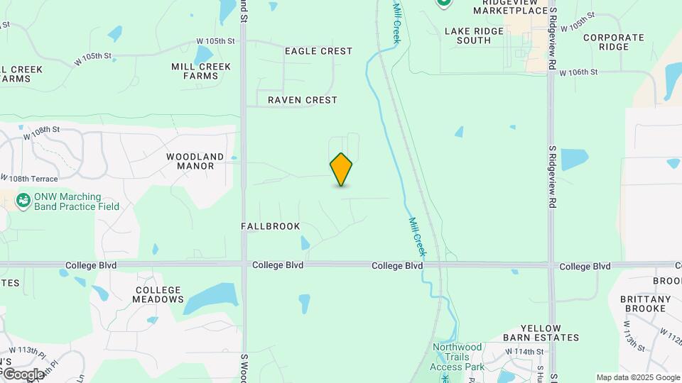 19322 W 109th Pl Map and Location Details