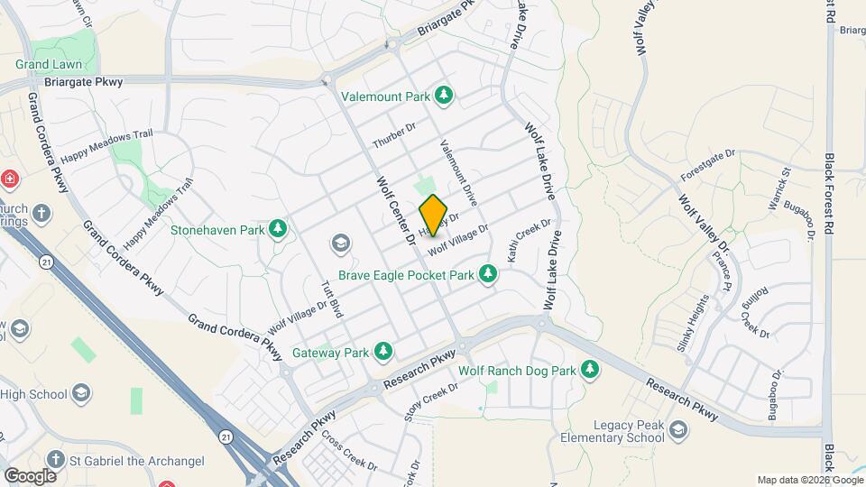 5922 Wolf Village Dr Map and Location Details