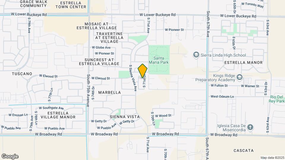 3620 S 71st Dr Map and Location Details