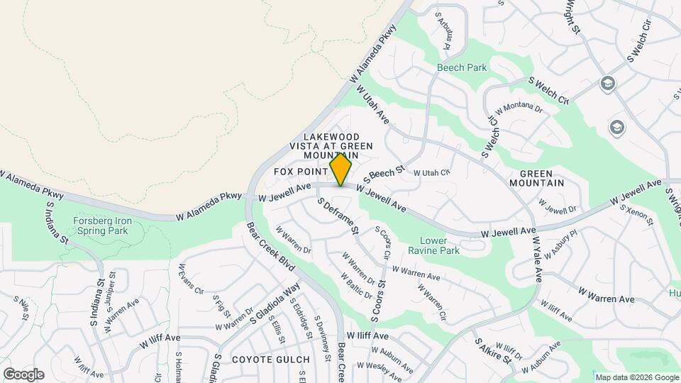 13777 W Asbury Cir Map and Location Details