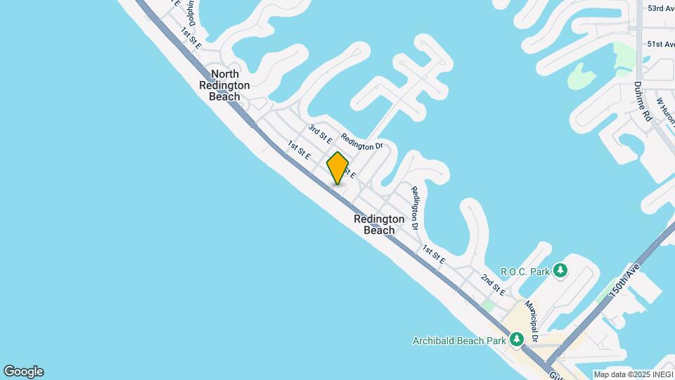 16033 Gulf Blvd Map and Location Details