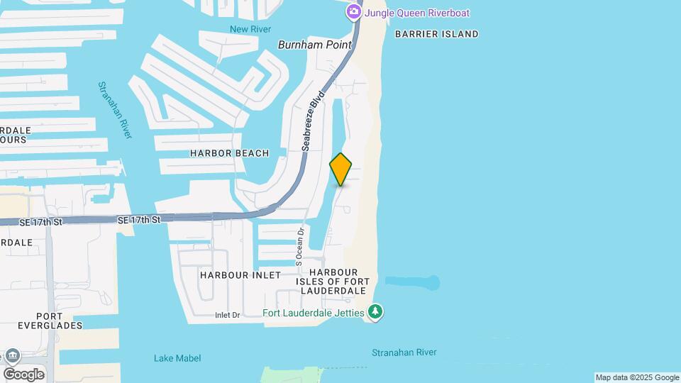 1665 S Ocean Ln Map and Location Details