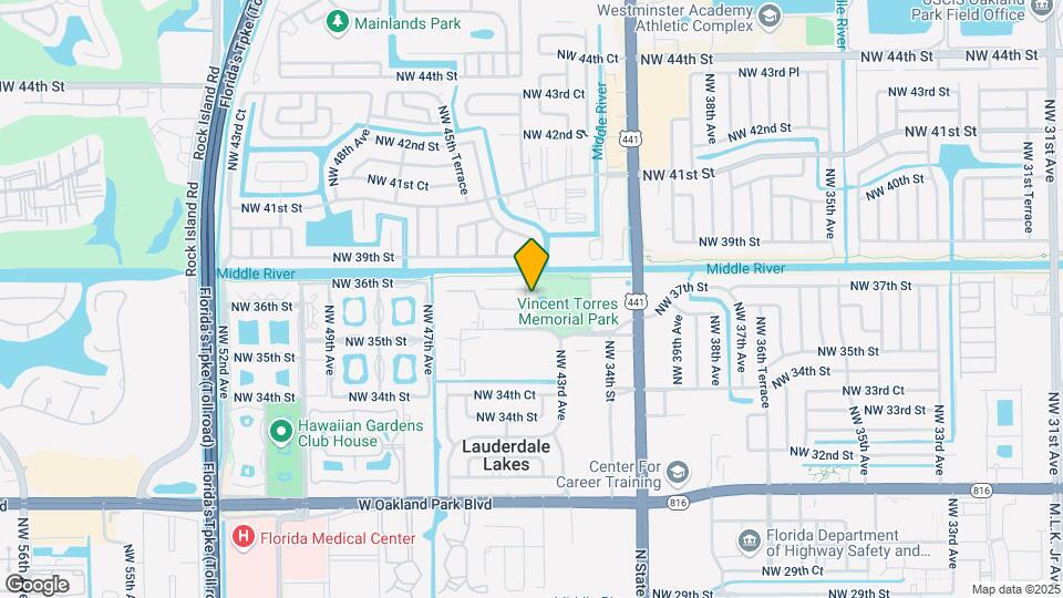 3650 NW 44th Ave Map and Location Details