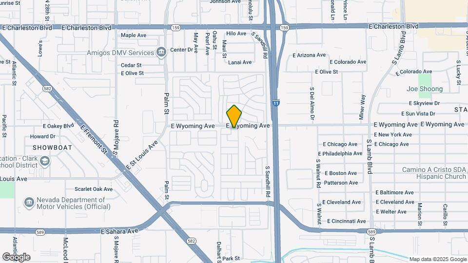 3601 E Wyoming Ave Map and Location Details