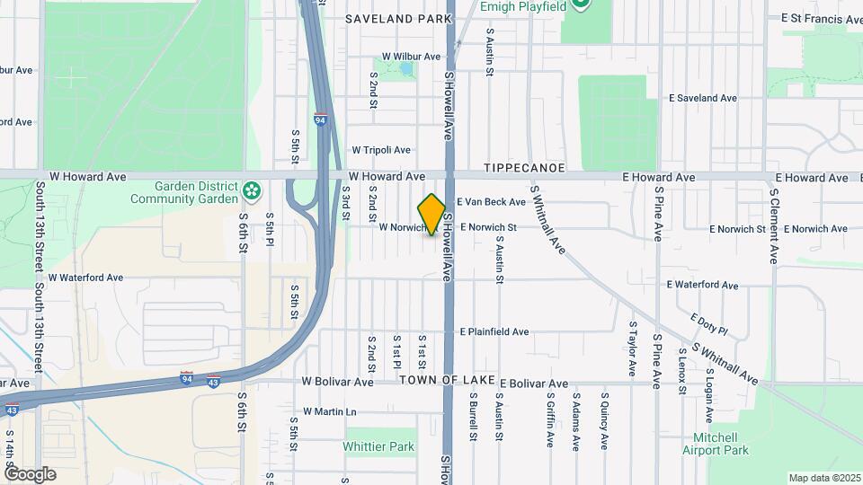 4020 S 1st St Map and Location Details