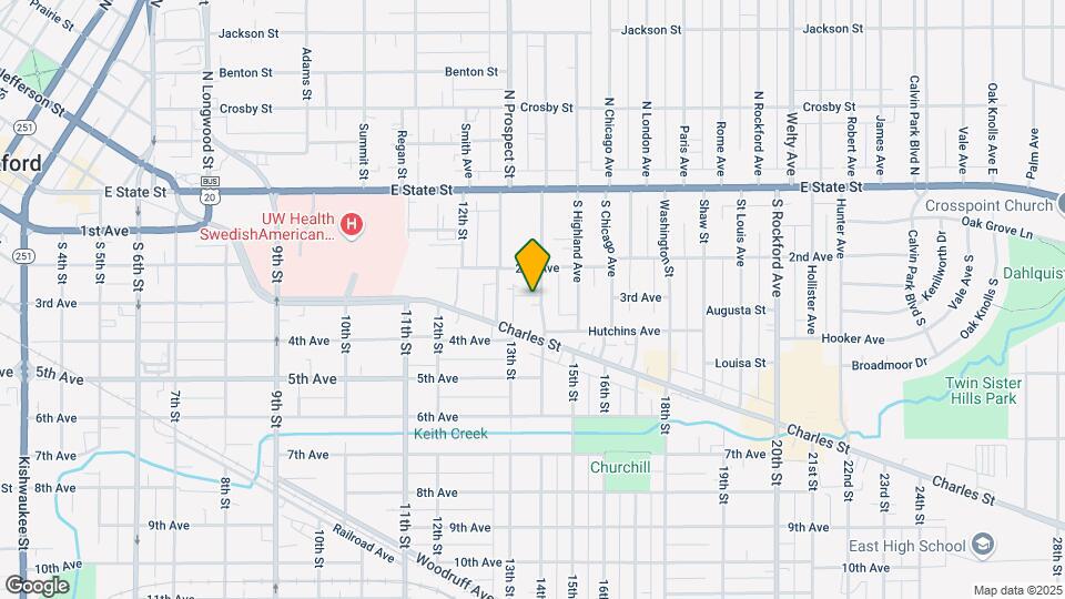 327 S Gardiner Ave Map and Location Details