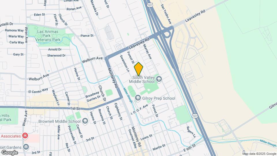 8101 FOREST St Map and Location Details
