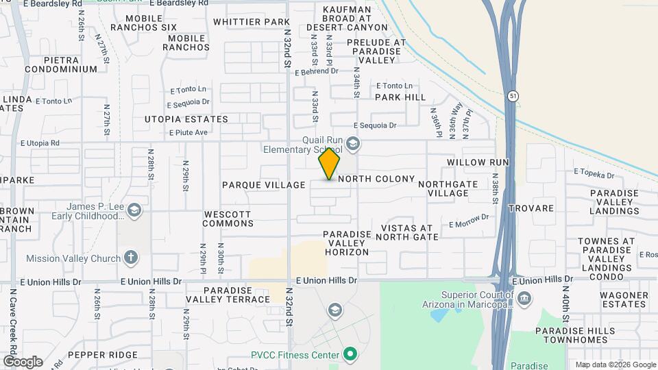 3310 E Clark Rd Mapa y Detalles de la Ubicación