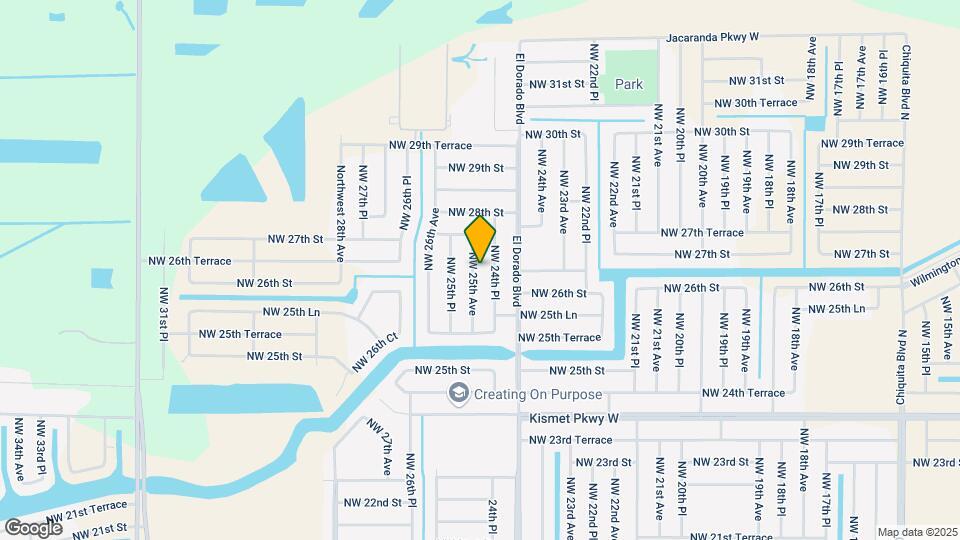 2615 NW 25th Ave Map and Location Details