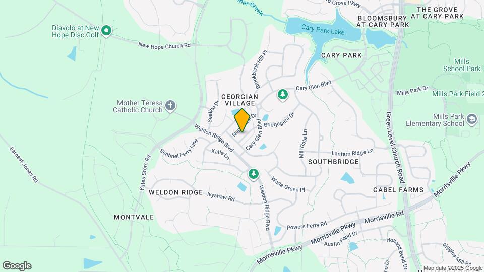 107 Bridgegate Dr Map and Location Details