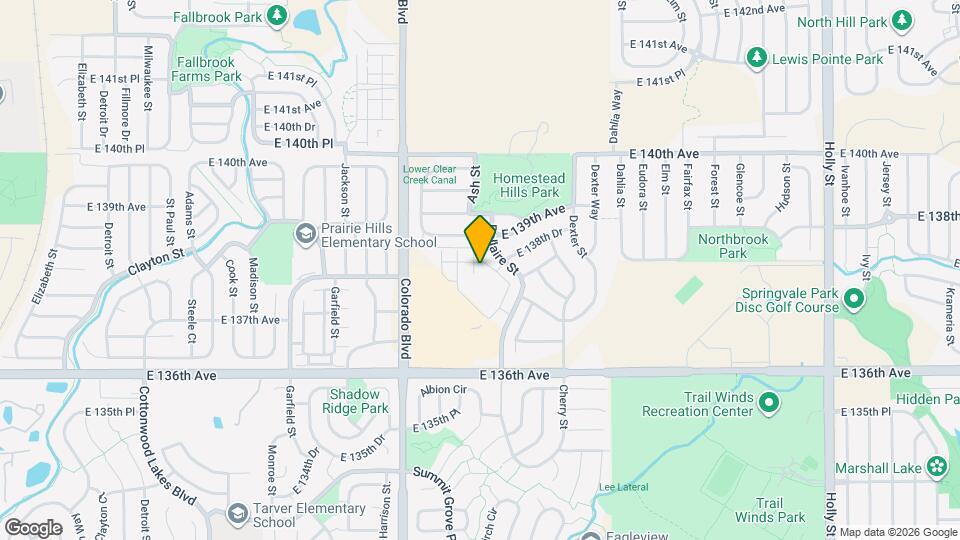 13710 Ash Cir Map and Location Details