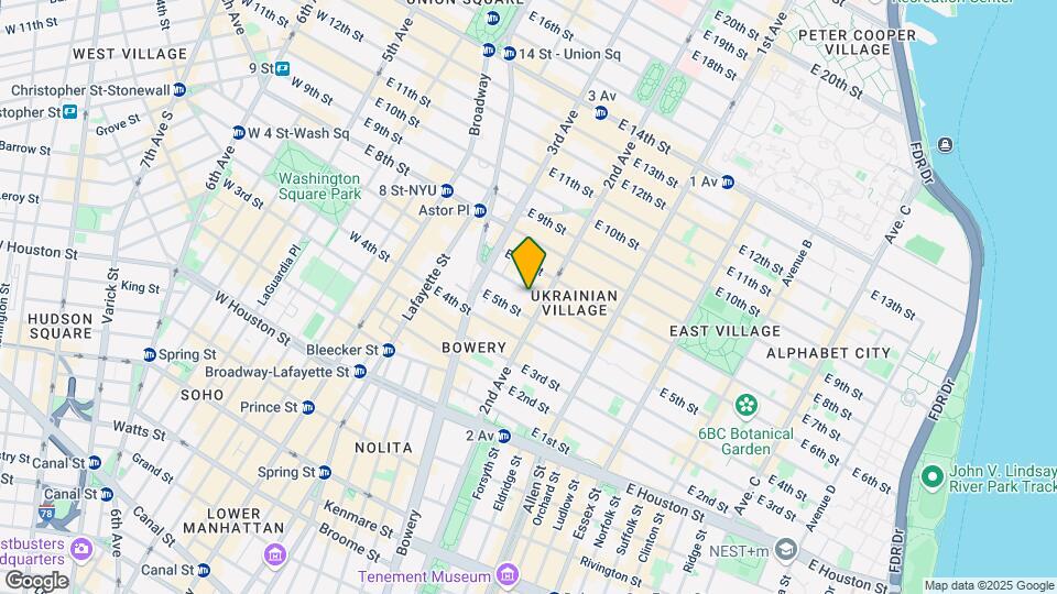 236 E 6th St Mapa y Detalles de la Ubicación