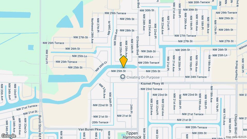 2507 NW 25th St Map and Location Details