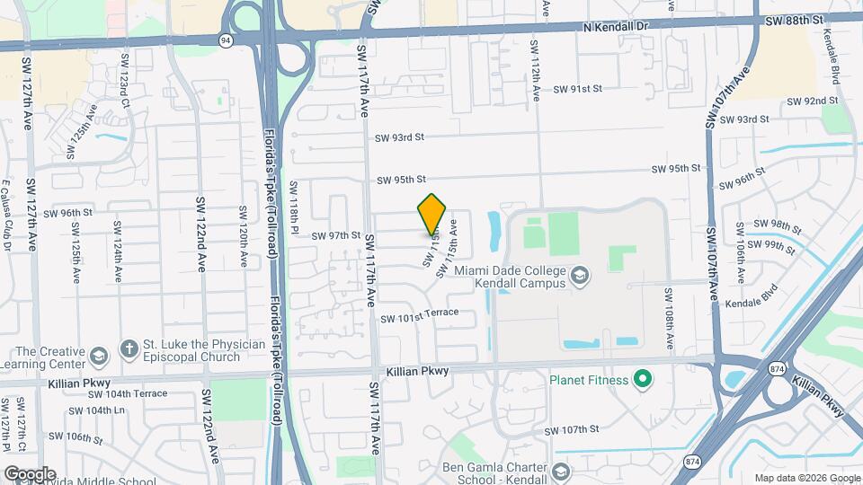 11521 SW 98th St Map and Location Details