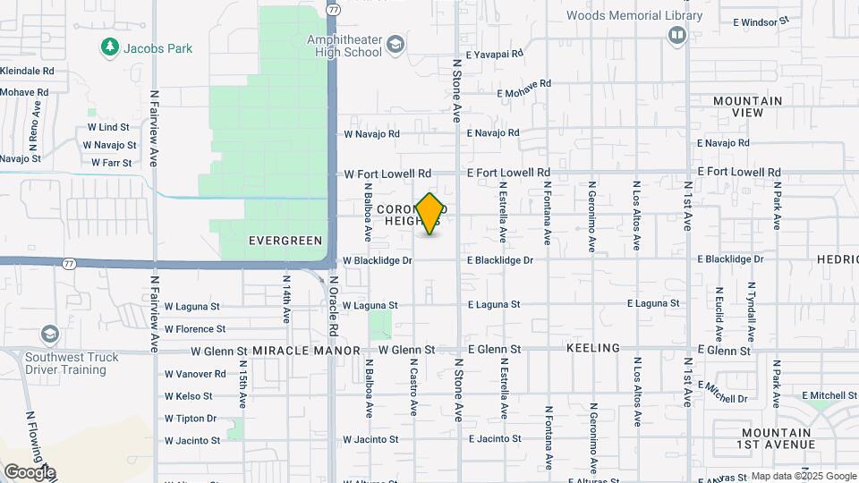 3030 N Castro Ave Mapa y Detalles de la Ubicación