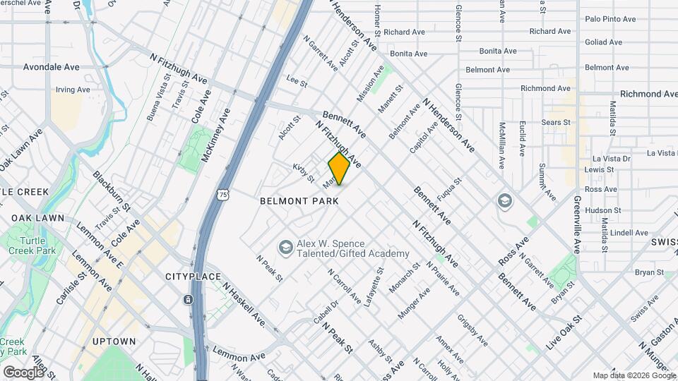 4719 Belmont Ave Map and Location Details