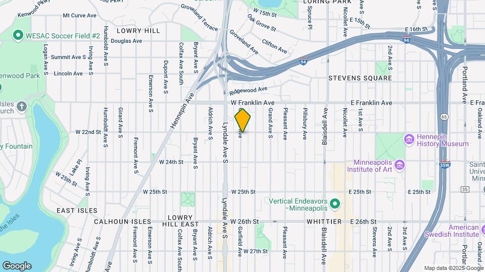519 W 22nd St Map and Location Details