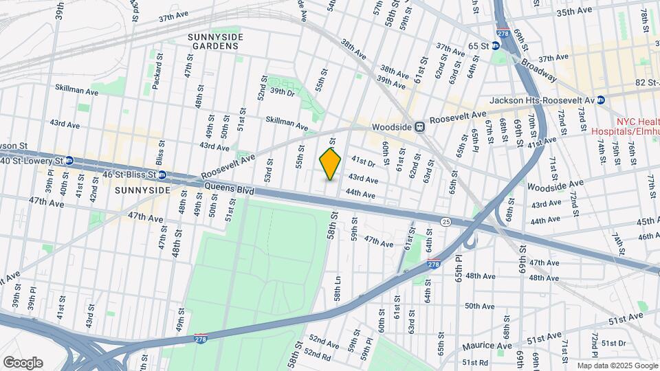 43-25 57th St Map and Location Details