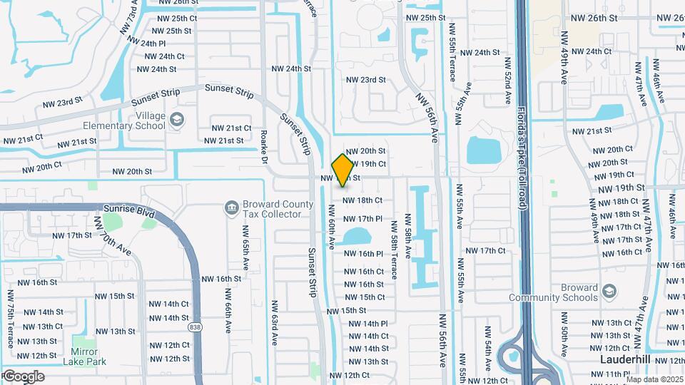 1861 NW 59th Way Map and Location Details