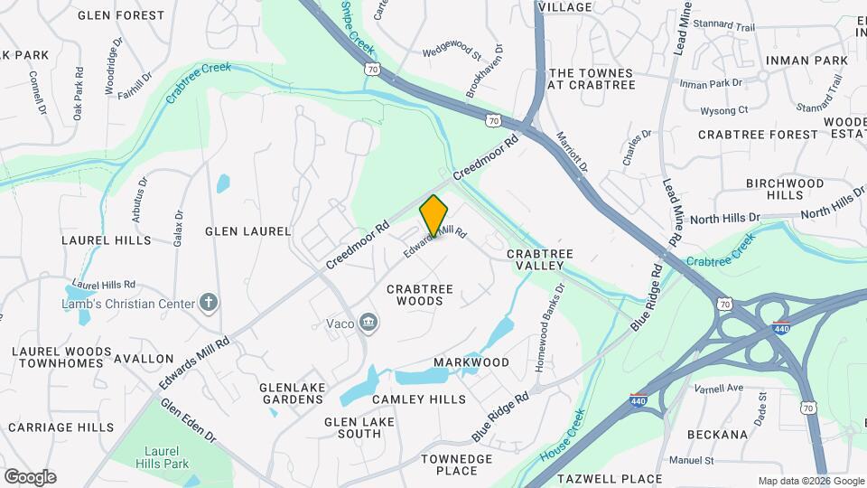 4808-4810 Edwards Mill Rd Map and Location Details