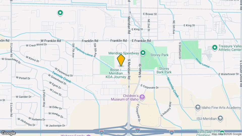 353 S Meridian Rd Map and Location Details