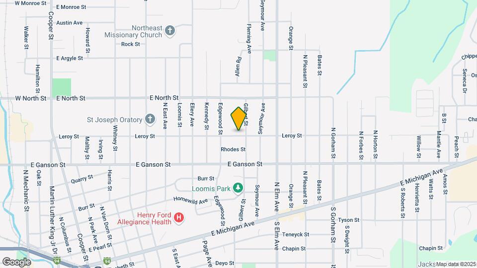 1318 Leroy St Map and Location Details