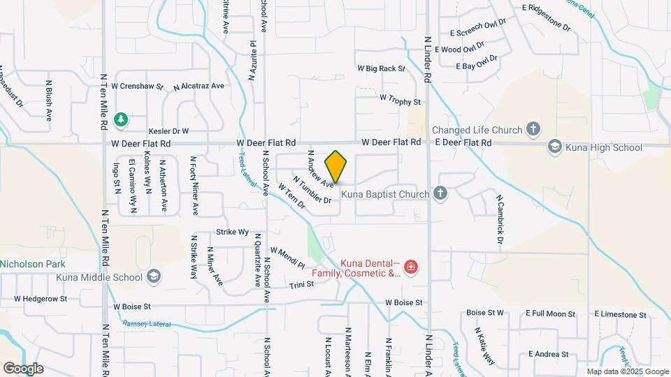 1279 N Black Wolf Ave Map and Location Details