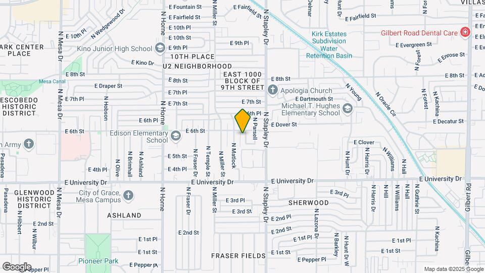 550 N Spencer Map and Location Details