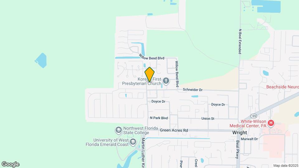 1503 Green Acres Blvd Map and Location Details