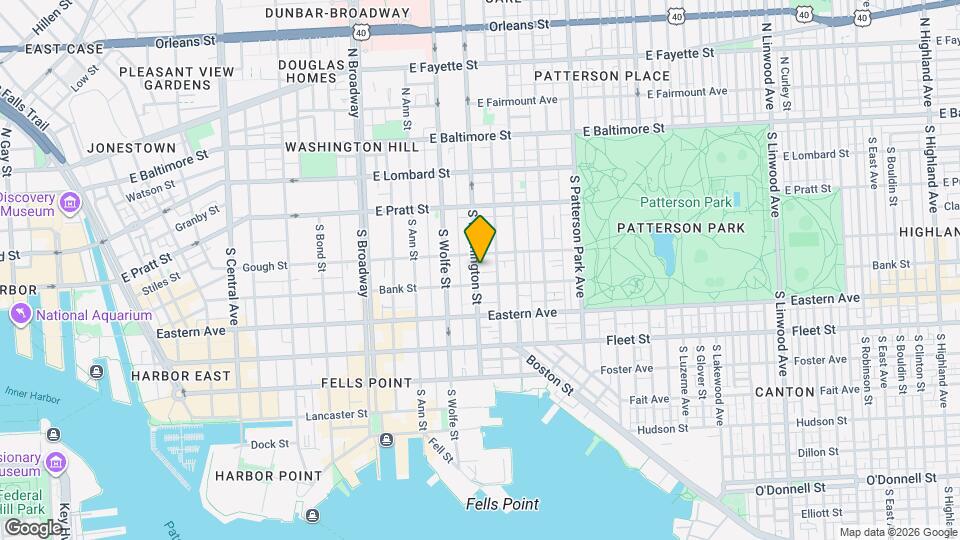 311 S Washington St Map and Location Details