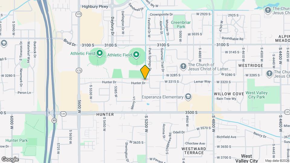 5206 W Hunter Dr Map and Location Details