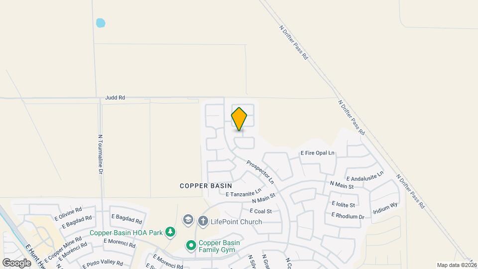 4094 E Azurite Rd Map and Location Details