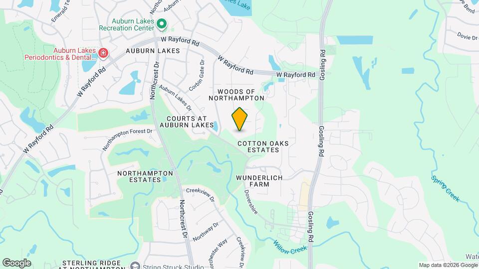 6130 Auburn Lakes Dr Map and Location Details