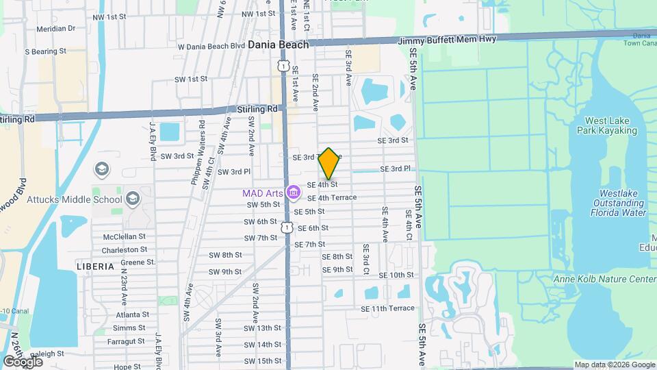 208 SE 4th St Mapa y Detalles de la Ubicación