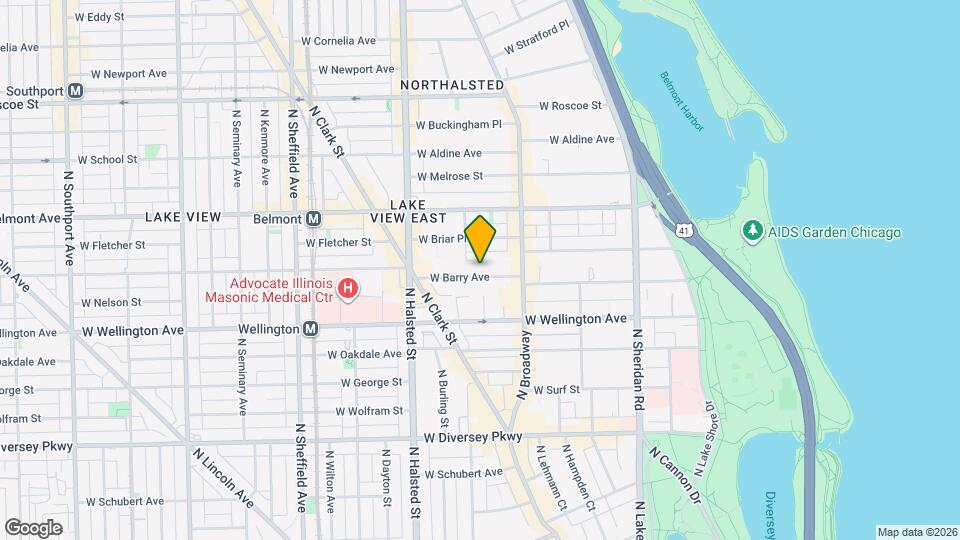 644 W Barry Ave, Unit M09H Map and Location Details