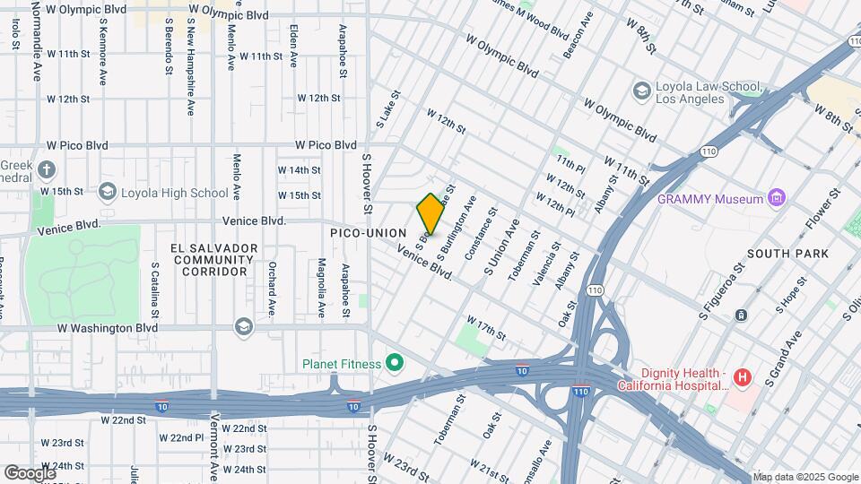 1430 S Bonnie Brae St Map and Location Details