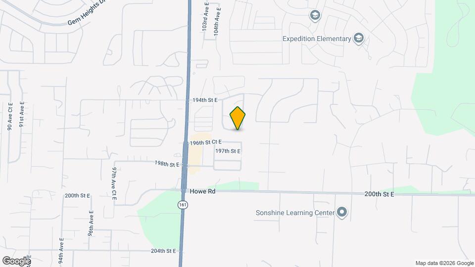 10508 196th St Ct E Mapa y Detalles de la Ubicación