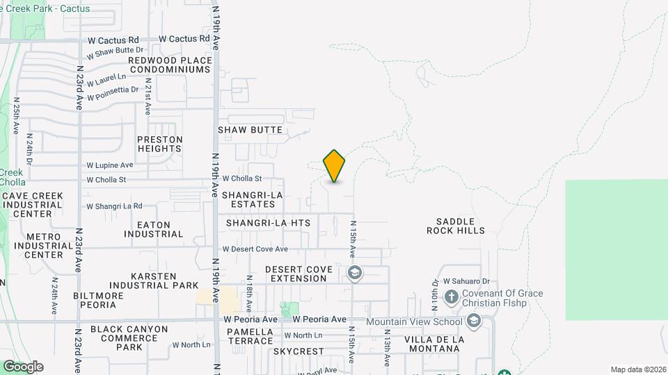 11237 N 15th Ln, Unit SI ID1407031P Mapa y Detalles de la Ubicación
