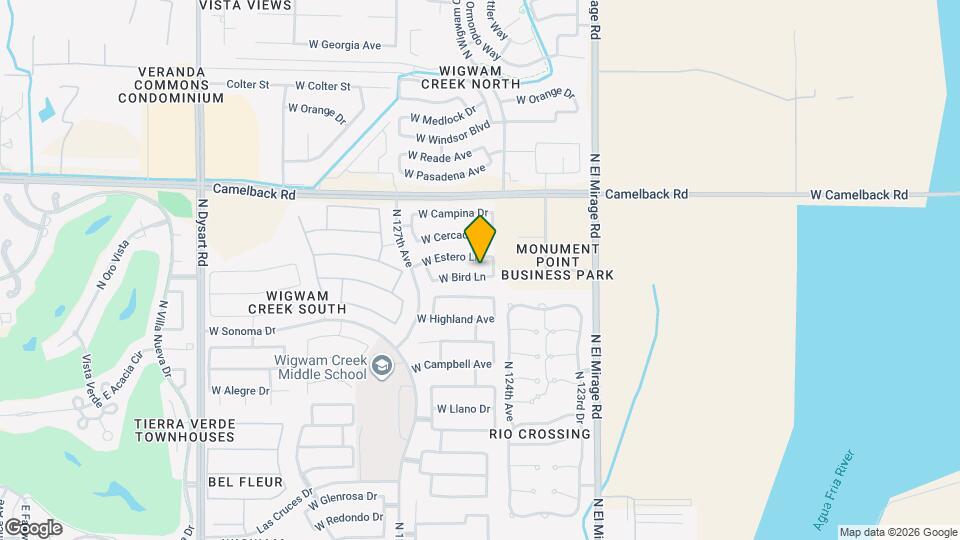 12514 W Bird Ln Mapa y Detalles de la Ubicación
