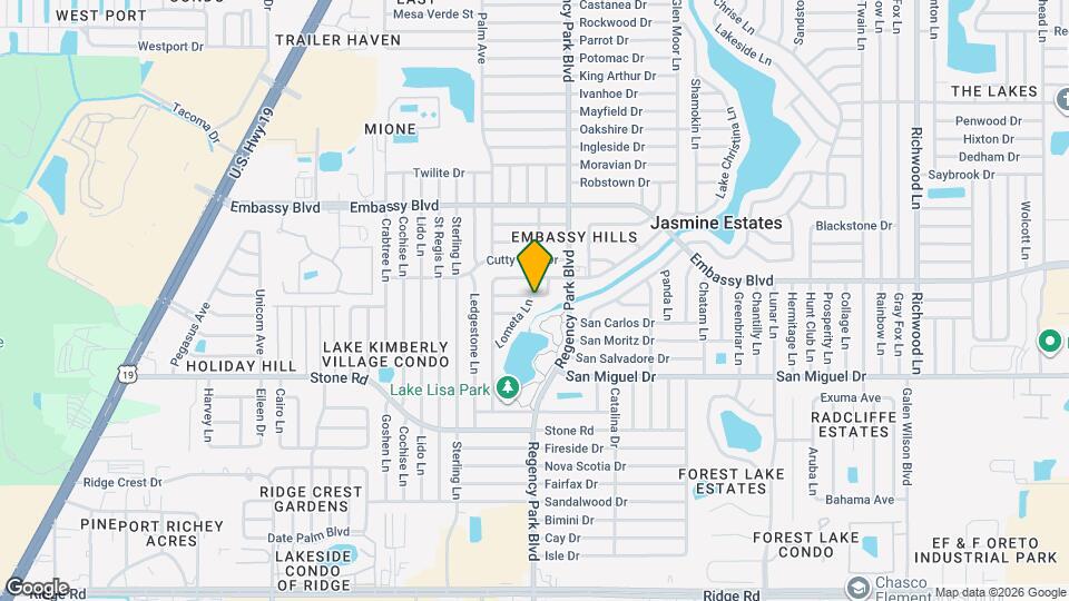 9136 Lometa Ln Map and Location Details