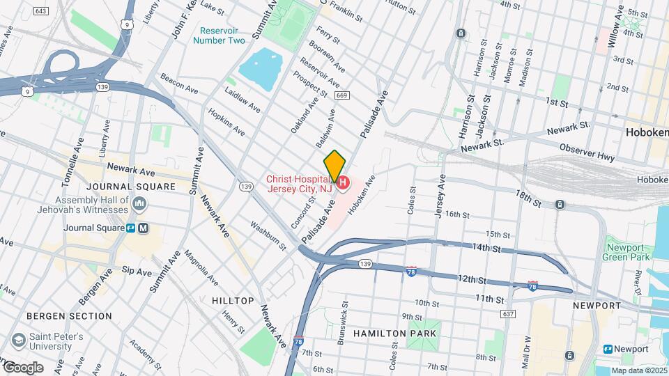 159 Palisade Ave Map and Location Details