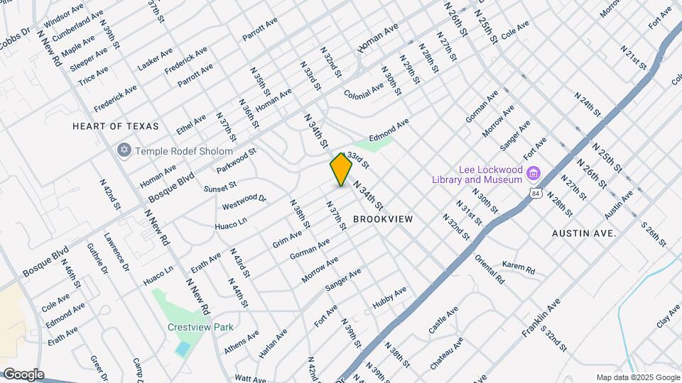 3614 Erath Ave Map and Location Details