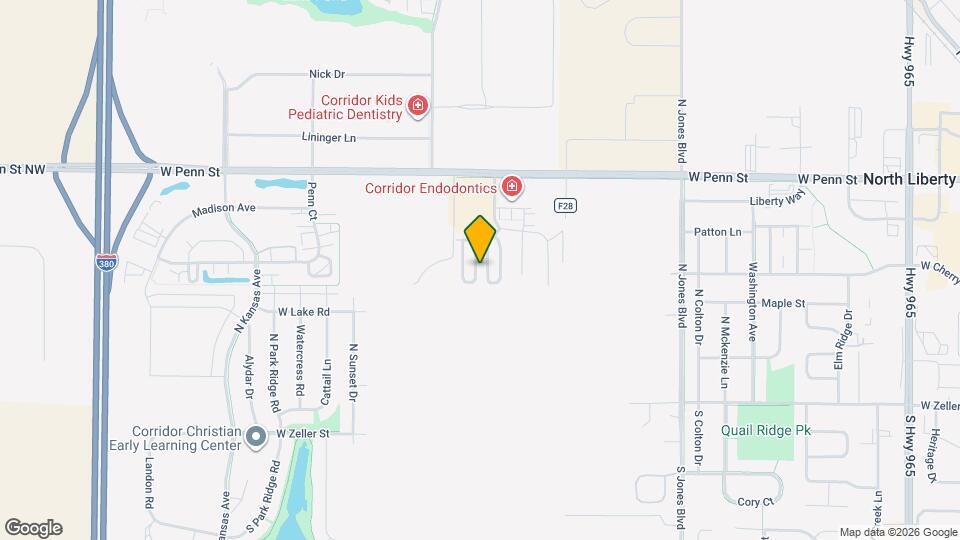 414 Churchill Dr Mapa y Detalles de la Ubicación